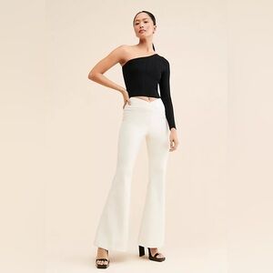 Free people Venice beach faux leather flare pant